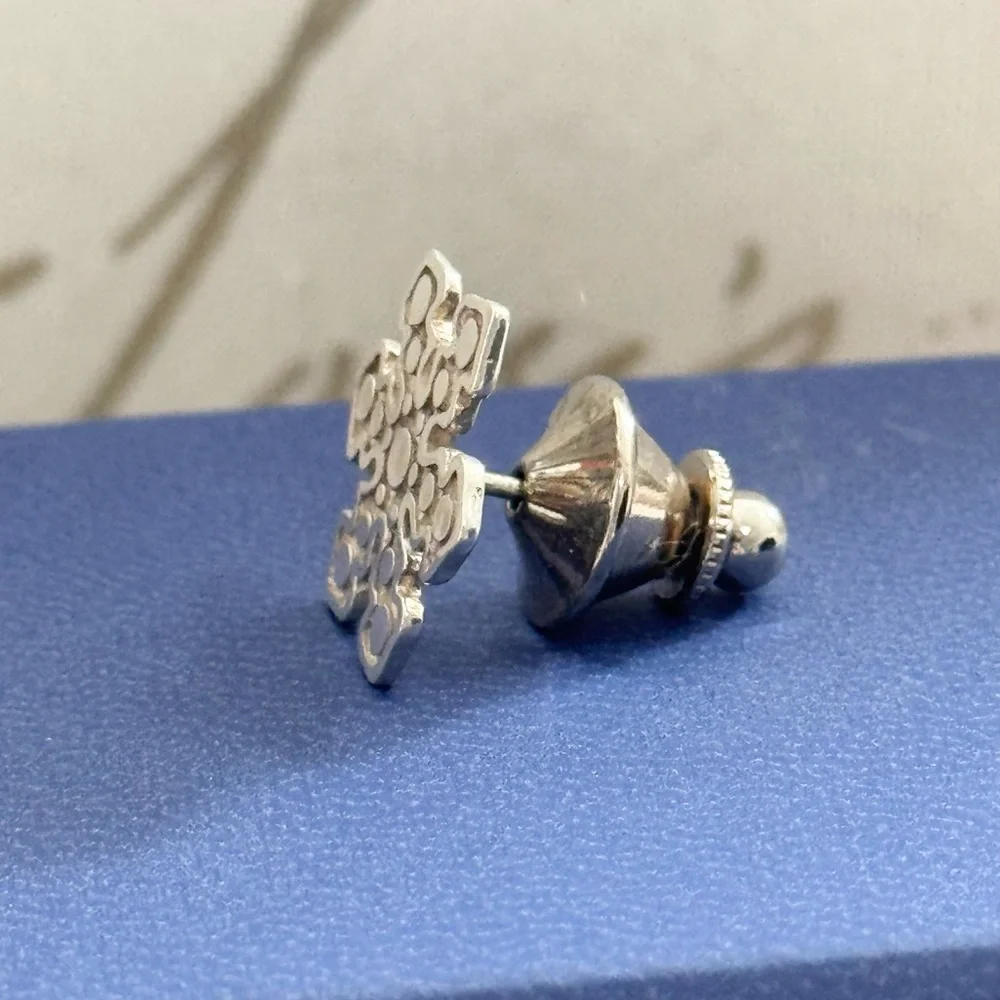 John Hardy .925 Sterling Silver 2004 Snowflake Pin / Tie Tac